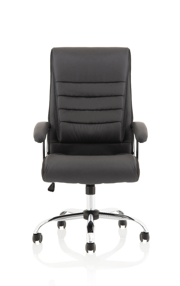 Dallas Black Faux Leather Office Chair